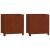 Jardiniere cu picioare 2 buc. ruginiu 50x50x50 cm oțel corten GartenMobel Dekor
