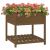 Jardinieră cu raft, maro miere, 82,5x82,5x81 cm, lemn masiv pin GartenMobel Dekor