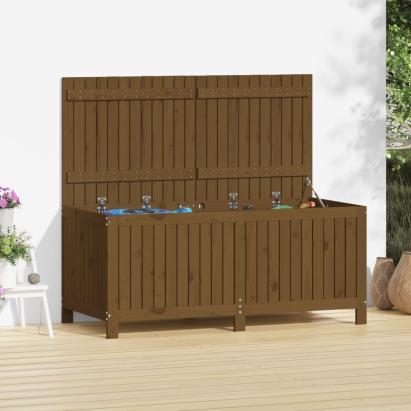 Cutie depozitare grădină, maro miere, 147x68x64 cm, lemn pin GartenMobel Dekor
