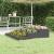 Jardinieră, gri, 107x107x27 cm, lemn masiv de pin GartenMobel Dekor