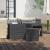 Set cutie de grădină, 3 piese, gri, lemn masiv de pin GartenMobel Dekor