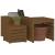 Set mobilier de bar, 3 piese, maro miere, lemn masiv de pin GartenMobel Dekor