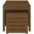 Set mobilier de bar, 3 piese, maro miere, lemn masiv de pin GartenMobel Dekor