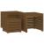 Set mobilier de bar, 3 piese, maro miere, lemn masiv de pin GartenMobel Dekor