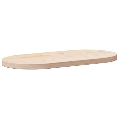 Blat de masă oval din lemn masiv de pin 60x30x2,5 cm GartenMobel Dekor