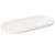 Blat de masă, alb, 60x30x2,5 cm, lemn masiv de pin, oval GartenMobel Dekor