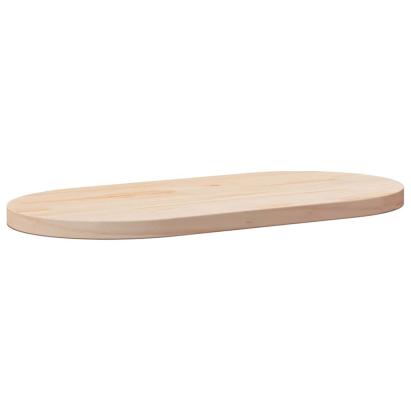 Blat de masă oval din lemn masiv de pin 80x40x2,5 cm GartenMobel Dekor