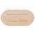 Blat de masă, alb, 80x40x2,5 cm, lemn masiv de pin, oval GartenMobel Dekor
