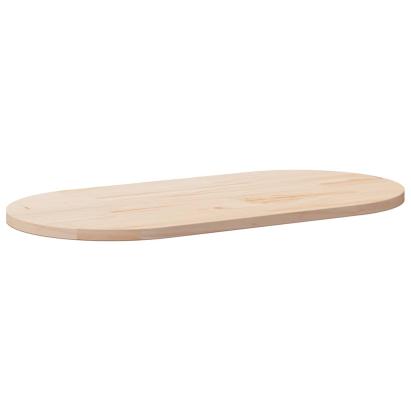 Blat de masă oval din lemn masiv de pin 100x50x2,5 cm GartenMobel Dekor