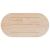 Blat de masă, alb, 100x50x2,5 cm, lemn masiv de pin, oval GartenMobel Dekor