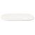 Blat de masă, alb, 100x50x2,5 cm, lemn masiv de pin, oval GartenMobel Dekor