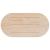 Blat de masă, alb, 110x55x2,5 cm, lemn masiv de pin, oval GartenMobel Dekor