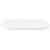Blat de masă, alb, 110x55x2,5 cm, lemn masiv de pin, oval GartenMobel Dekor