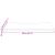 Blat de birou, 80x40x2,5 cm, lemn masiv de pin GartenMobel Dekor