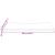 Blat de birou, alb, 100x50x2,5 cm, lemn masiv de pin GartenMobel Dekor