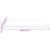 Blat de birou, alb, 80x40x2,5 cm, lemn masiv de pin GartenMobel Dekor