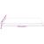 Blat de birou, alb, 110x60x2,5 cm, lemn masiv de pin GartenMobel Dekor