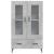 Dulap înalt, gri beton, 69,5x31x115 cm, lemn prelucrat GartenMobel Dekor