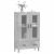 Dulap înalt, gri beton, 69,5x31x115 cm, lemn prelucrat GartenMobel Dekor