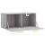 Dulap de perete, gri sonoma, 80x36,5x35 cm, lemn compozit GartenMobel Dekor