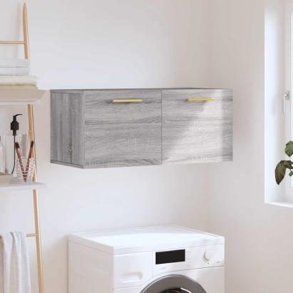 Dulap de perete, gri sonoma, 80x36,5x35 cm, lemn compozit GartenMobel Dekor