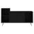 Comodă TV, negru, 100x35x55 cm, lemn prelucrat GartenMobel Dekor