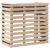 Masă de bar pentru exterior, 113,5x50x103 cm, lemn masiv de pin GartenMobel Dekor