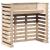 Masă de bar pentru exterior, 113,5x50x103 cm, lemn masiv de pin GartenMobel Dekor