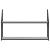 Raft cu 2 niveluri, gri sonoma, 80x21x51 cm, lemn prelucrat GartenMobel Dekor
