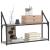 Raft cu 2 niveluri, gri sonoma, 80x21x51 cm, lemn prelucrat GartenMobel Dekor