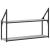 Raft cu 2 niveluri, gri sonoma, 80x21x51 cm, lemn prelucrat GartenMobel Dekor