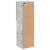Comodă TV cu lumini LED, gri beton, 30,5x30x102 cm GartenMobel Dekor