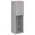 Comode TV cu lumini LED, 2 buc., gri sonoma, 30,5x30x102 cm GartenMobel Dekor