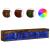 Comode TV cu lumini LED, stejar fumuriu, 80x30x30 cm GartenMobel Dekor