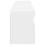 Comode TV de perete cu lumini LED, 2 buc., alb, 80x30x40 cm GartenMobel Dekor