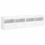 Comode TV de perete cu lumini LED, 2 buc., alb, 80x30x40 cm GartenMobel Dekor