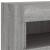 Comodă TV de perete cu LED, 2 buc, gri sonoma, 80x30x40 cm GartenMobel Dekor