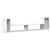 Dulap TV, 2 buc., alb, 100x30x50 cm, lemn prelucrat GartenMobel Dekor