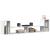 Dulap TV, 2 buc., alb, 100x30x50 cm, lemn prelucrat GartenMobel Dekor