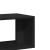Dulap TV, 2 buc., negru, 100x30x50 cm, lemn prelucrat GartenMobel Dekor