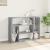 Dulap TV, 2 buc., gri beton, 100x30x50 cm, lemn prelucrat GartenMobel Dekor