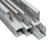 Canal cablu perforat PVC 25x40 mm, lungime 2 m, Plastim PDK2540