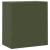 Bufeta verde măslină 67x39x73 cm oțel GartenMobel Dekor