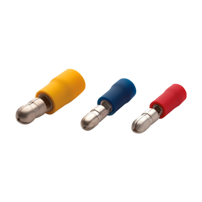 Terminale izolate tata cu pin 0,5-1,5 mm², set 200 buc, Plastim PMT-1040