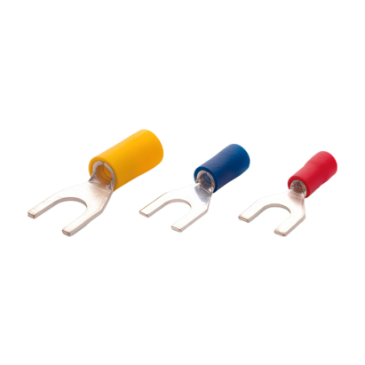 Terminale tip furca izolate M6, 1.5-2.5 mm², 200 buc/set Plastim
