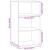 Dulap, alb, 50x41x93 cm, lemn prelucrat GartenMobel Dekor
