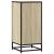 Dulap, stejar sonoma, 35,5x35x76 cm, lemn prelucrat și metal GartenMobel Dekor