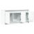 Dulap TV cu LED, alb, 100x34x50 cm, lemn prelucrat GartenMobel Dekor