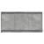 Dulap TV cu LED, gri beton, 100x34x50 cm, lemn prelucrat GartenMobel Dekor