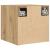 Dulapuri TV montaj perete 2 buc. stejar artizanal 30,5x30x30 cm GartenMobel Dekor